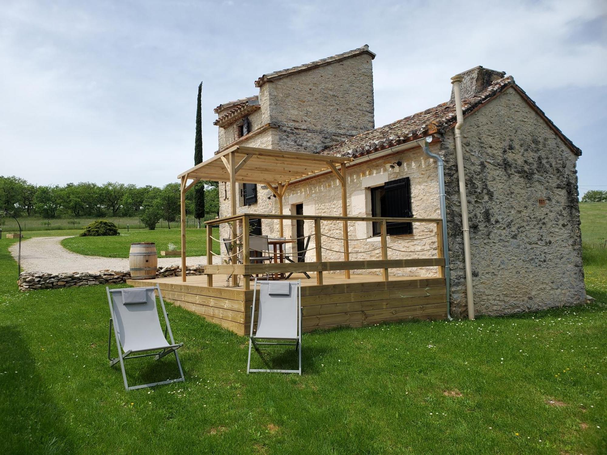La Quintarde Hotel Flaujac-Poujols Bagian luar foto